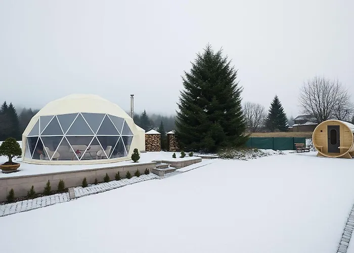 Luxussátor Glamping Geodome